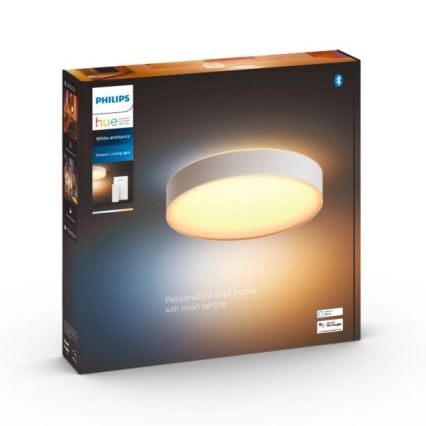 Philips - LED loftlampe dæmpbar Hue LED/33,5W/230V 2200-6500K diameter 425 mm hvid + fjernbetjening