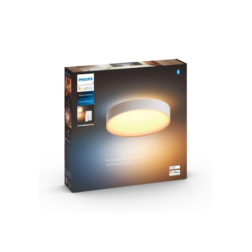 Philips - LED loftlampe dæmpbar Hue LED/19,2W/230V 2200-6500K diameter 381 mm hvid + fjernbetjening