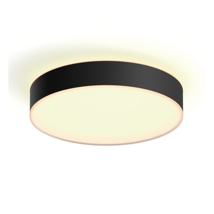 Philips - LED loftlampe dæmpbar Hue LED/19,2W/230V 2200-6500K diameter 381 mm sort + fjernbetjening
