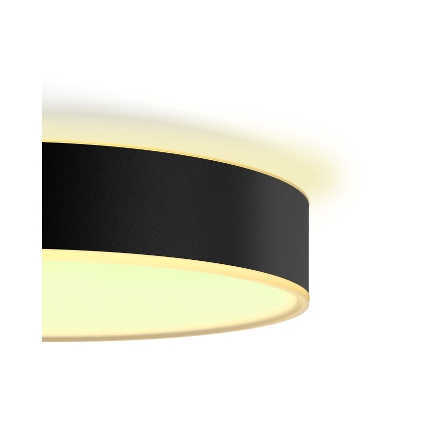 Philips - LED loftlampe dæmpbar Hue LED/19,2W/230V 2200-6500K diameter 381 mm sort + fjernbetjening