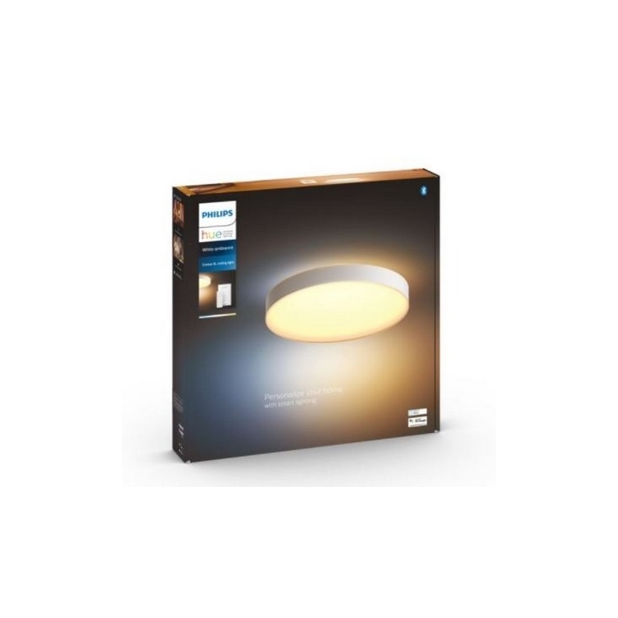 Philips - LED loftlampe dæmpbar Hue LED/48W/230V 2200-6500K diameter 551 mm hvid + fjernbetjening