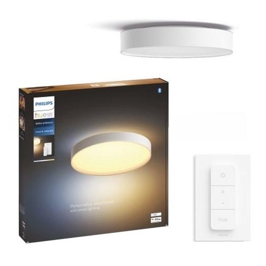 Philips - LED loftlampe dæmpbar Hue LED/48W/230V 2200-6500K diameter 551 mm hvid + fjernbetjening