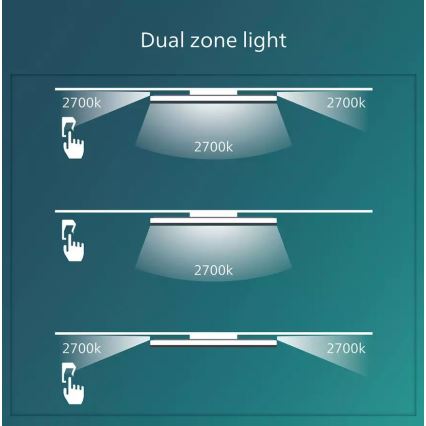 Philips - LED loftlampe dæmpbar SCENE SWITCH LED/22W/230V diameter 40 cm 2700K sort