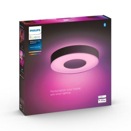 Philips - LED loftlampe dæmpbar RGB-farver Hue INFUSE LED/33,5W/230V 2000-6500K diam. 381 mm sort