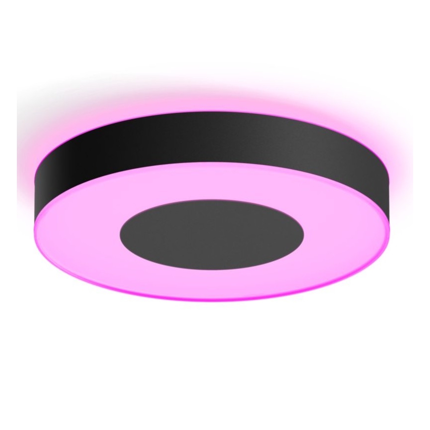 Philips - LED loftlampe dæmpbar RGB-farver Hue INFUSE LED/52,5W/230V 2000-6500K diam. 425 mm sort