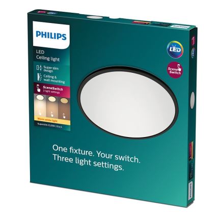 Philips - LED loftlampe dæmpbar SUPERSLIM CL550 LED/15W/230V