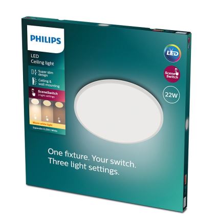 Philips - LED loftlampe dæmpbar SCENE SWITCH LED/22W/230V