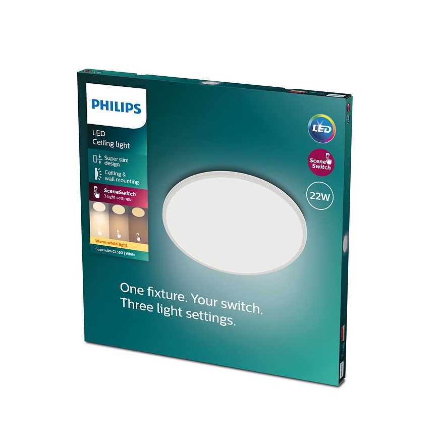Philips - LED loftlampe dæmpbar SCENE SWITCH LED/22W/230V