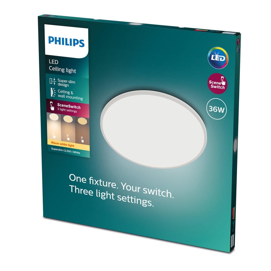 Philips - LED loftlampe dæmpbar SCENE SWITCH LED/36W/230V