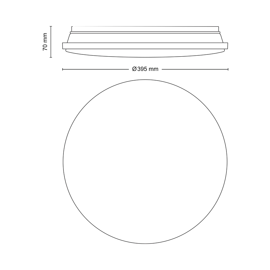 Philips - LED loftlampe dæmpbar LED/24W/230V 2700-6500K + fjernbetjening