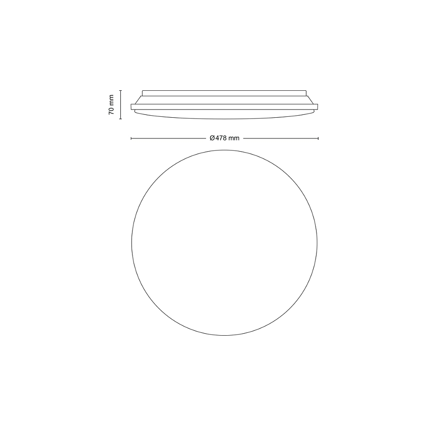Philips - LED loftlampe dæmpbar LED/40W/230V 2700-6500K + fjernbetjening