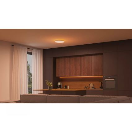 Philips - LED loftlampe m. RGBW-farver dæmpbar Hue DATURA LED/48W/230V 2000-6500K