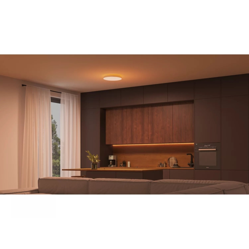 Philips - LED loftlampe m. RGBW-farver dæmpbar Hue DATURA LED/48W/230V 2000-6500K