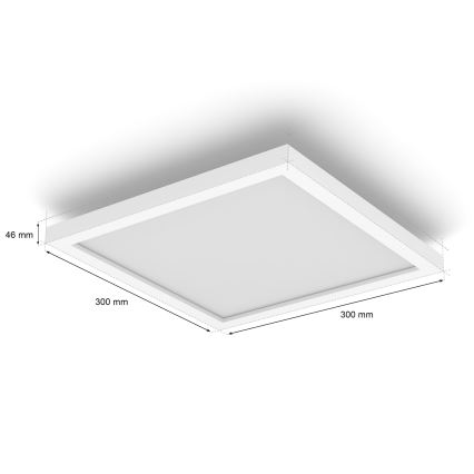 Philips - LED loftlampe m. RGBW-farver dæmpbar Hue SURIMU LED/27W/230V