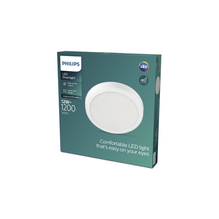 Philips - LED loftlampe LED/12W/230V 2700K hvid