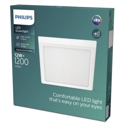 Philips - LED loftlampe LED/12W/230V 2700K hvid