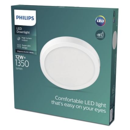 Philips - LED loftlampe LED/12W/230V 4000K hvid