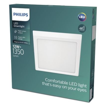 Philips - LED loftlampe LED/12W/230V 4000K hvid