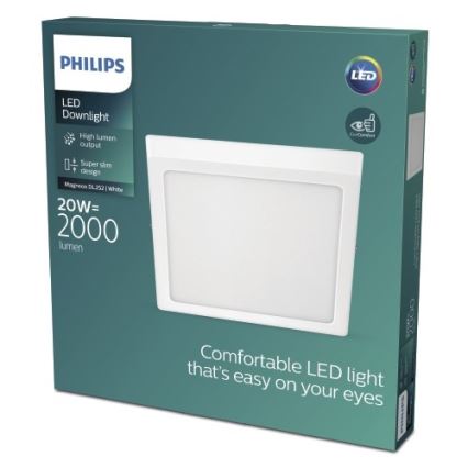 Philips - LED loftlampe LED/20W/230V 2700K hvid