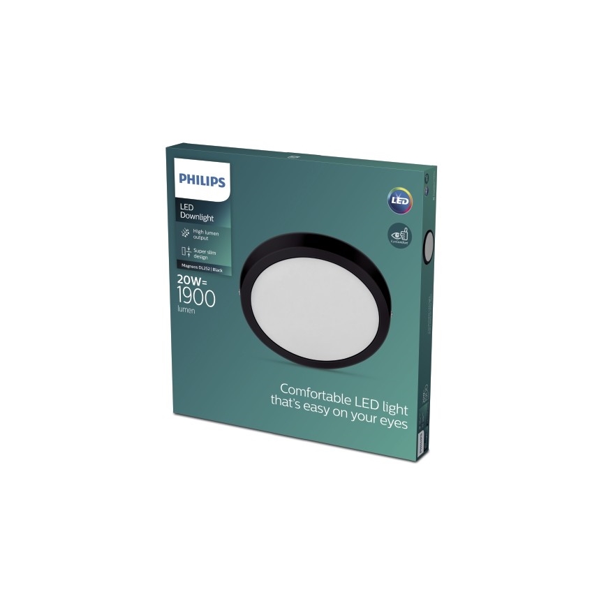 Philips - LED loftlampe LED/20W/230V 2700K sort