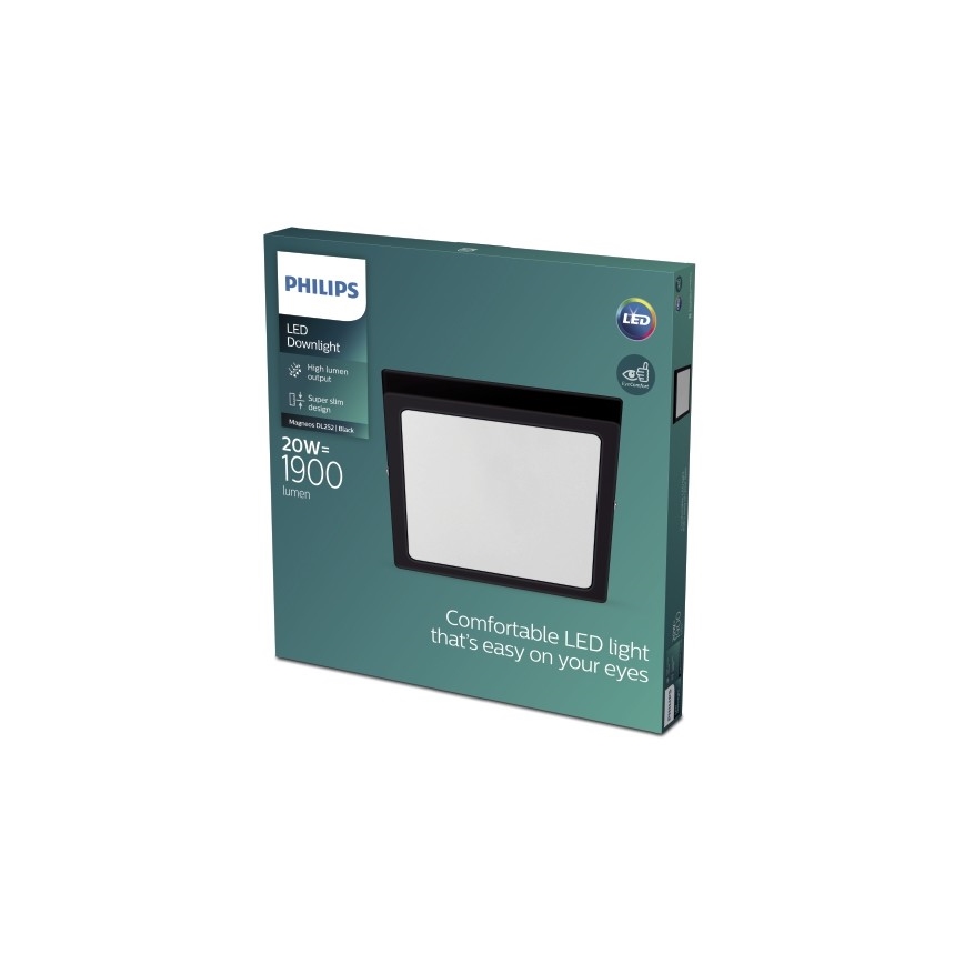 Philips - LED loftlampe LED/20W/230V 2700K sort