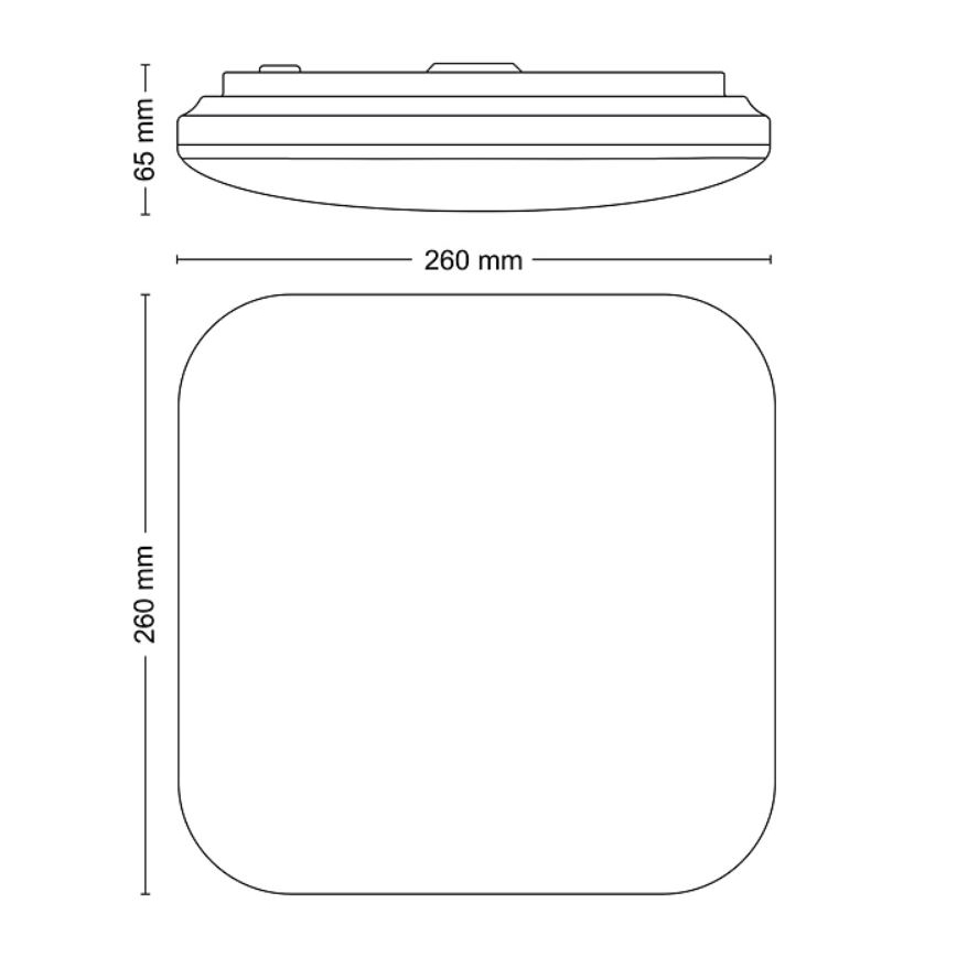 Philips - LED loftlampe LED/12W/230V 4000K