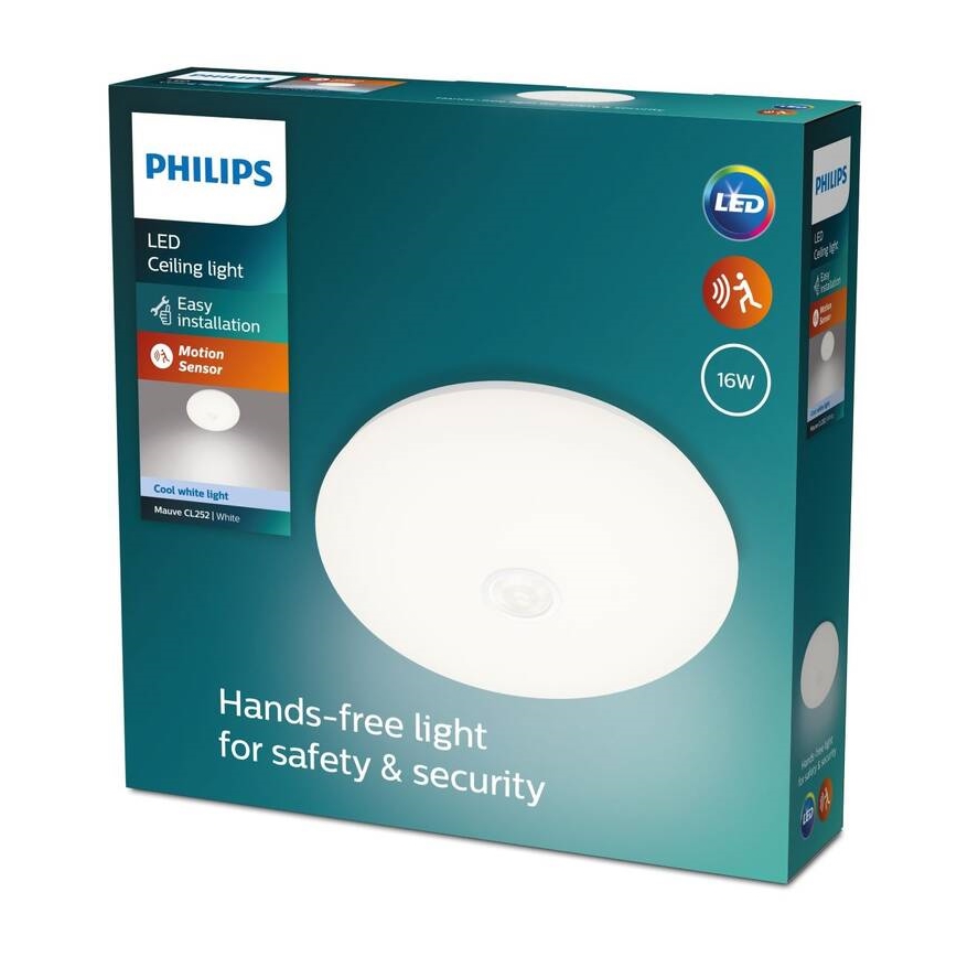 Philips - LED loftlampe med sensor LED/16W/230V 4000K