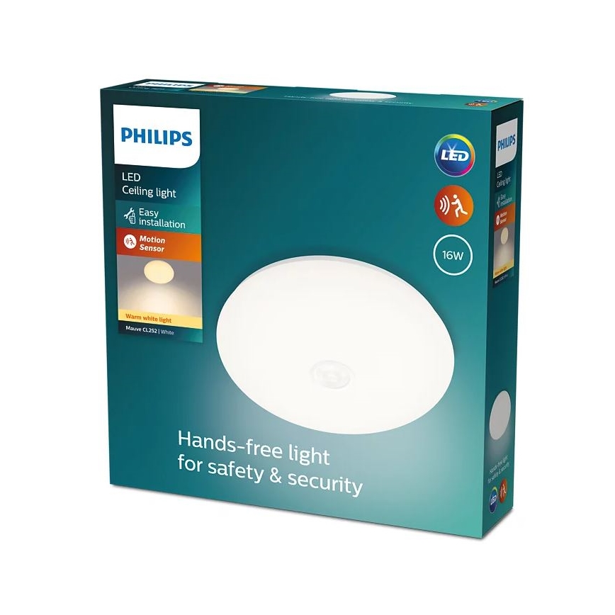 Philips - LED loftlampe med sensor LED/16W/230V 2700K