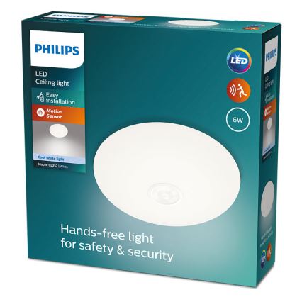 Philips - LED loftlampe med sensor MAUVE LED/6W/230V 4000K