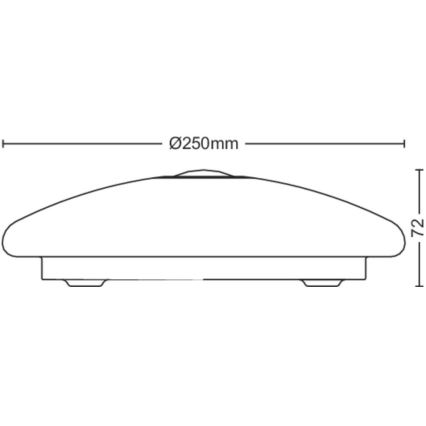 Philips - LED loftlampe med sensor MAUVE LED/6W/230V