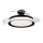 Philips-LED loftlampe med ventilator BLISS LED/35W/230V 5500/4000/2700K sort + fjernbetjening