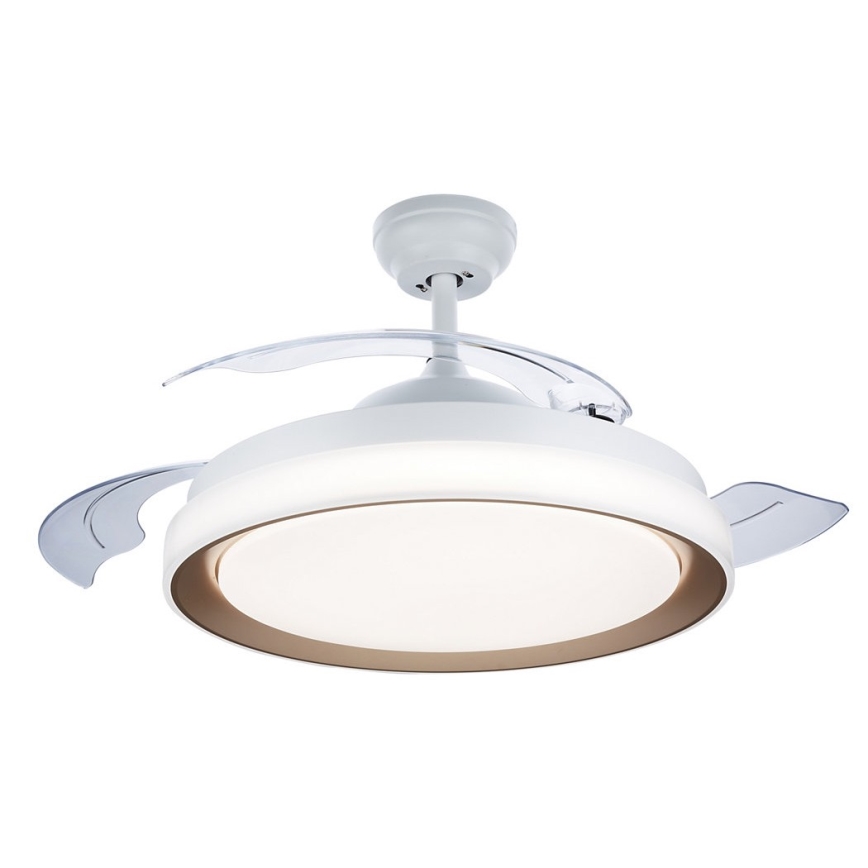 Philips - LED loftlampe med ventilator LED/35W/230V 5500/4000/2700K + fjernbetjening guldfarvet