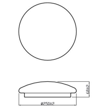 Philips - LED loftlampe MOIRE CL200 LED/10W/230V