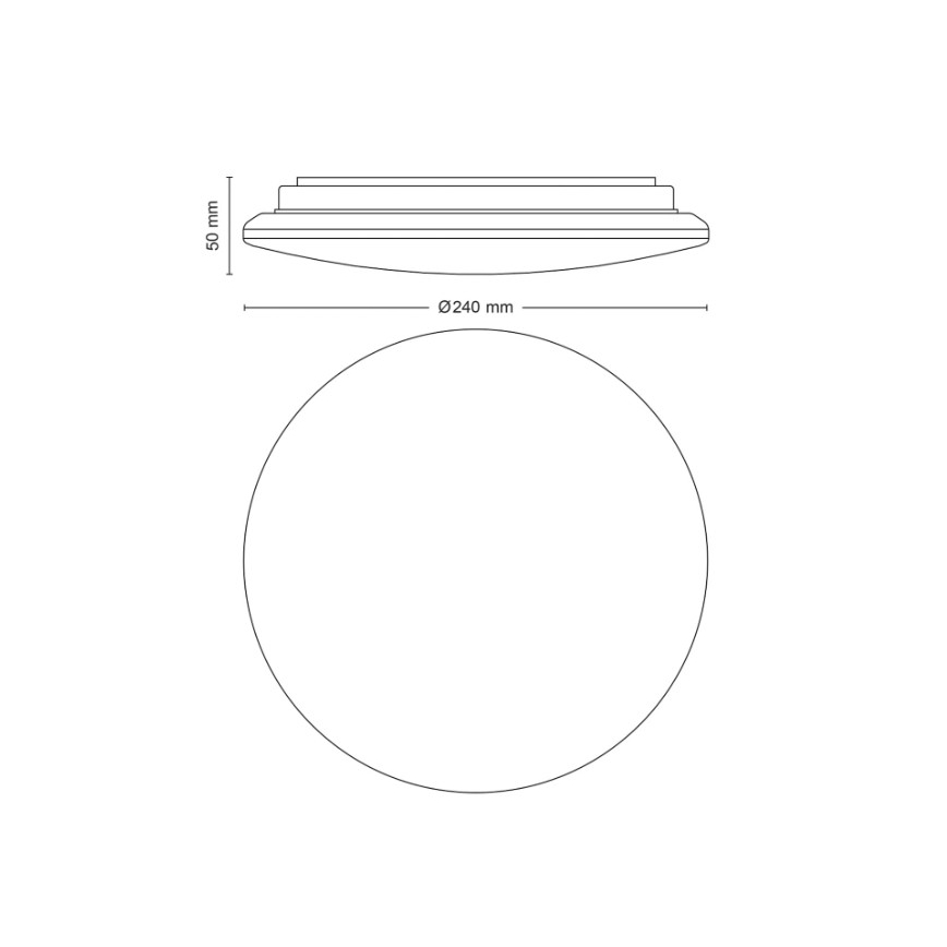 Philips - LED-loftlampe MOIRE LED/10W/230V 2700K Ø 24 cm