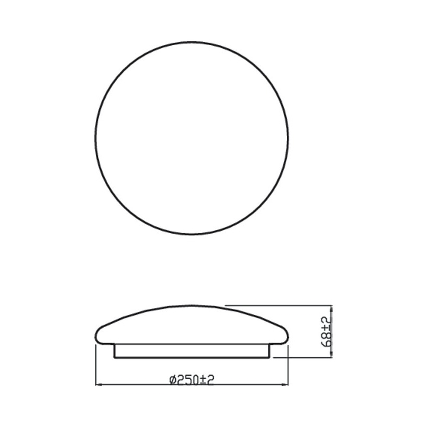 Philips – LED-loftlampe MOIRE LED/10W/230V
