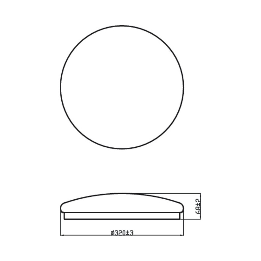Philips - LED loftlampe MOIRE LED/17W/230V