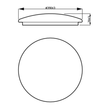 Philips - LED loftlampe LED/20W/230V 2700K