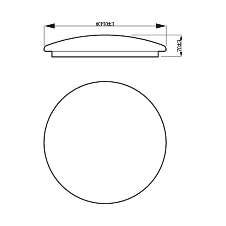 Philips - LED loftlampe LED/20W/230V 2700K