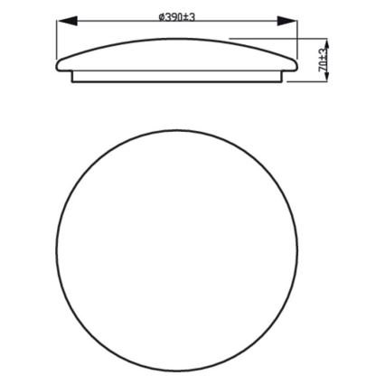 Philips - LED loftlampe LED/20W/230V 4000K