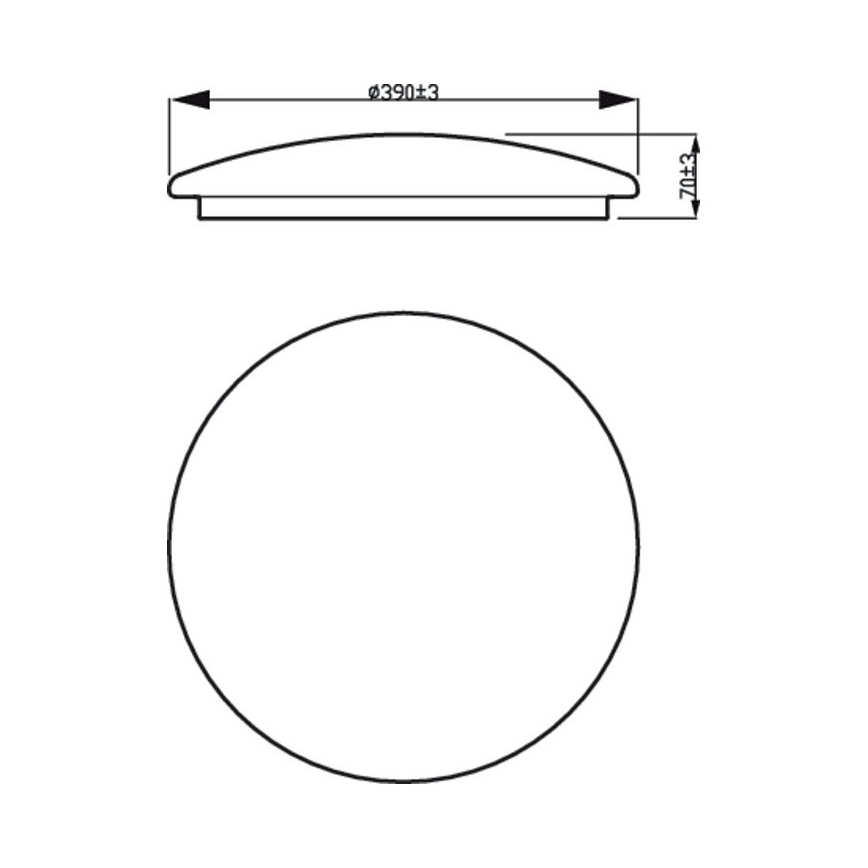 Philips - LED loftlampe LED/20W/230V 4000K