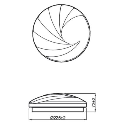 Philips - LED loftlampe SHORE LED/6W/230V