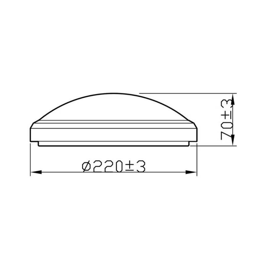 Philips - LED loftlampe til badeværelse LED/6W/230V 2700K IP44
