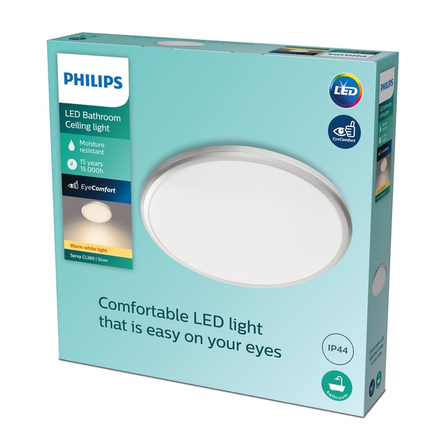 Philips - LED loftlampe til badeværelse LED/12W/230V IP44