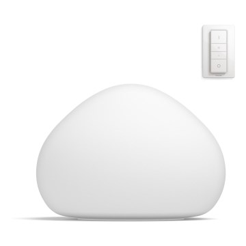Philips - LED lysdæmper bordlampe Hue WELLNER 1xE27/9,5W/230V