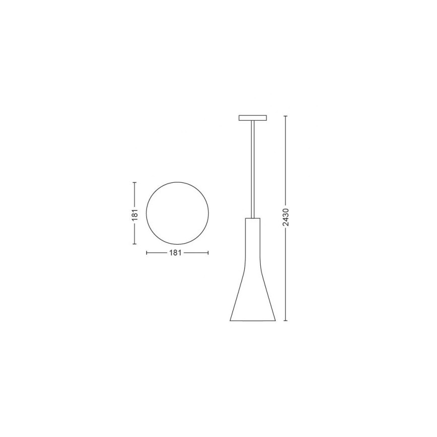 Philips - LED pendel dæmpbar Hue EXPLORE 1xE27/6W/230V 2200-6500K