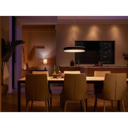 Philips - LED pendel dæmpbar Hue LED/33,5W/230V 2200-6500K sort + fjernbetjening