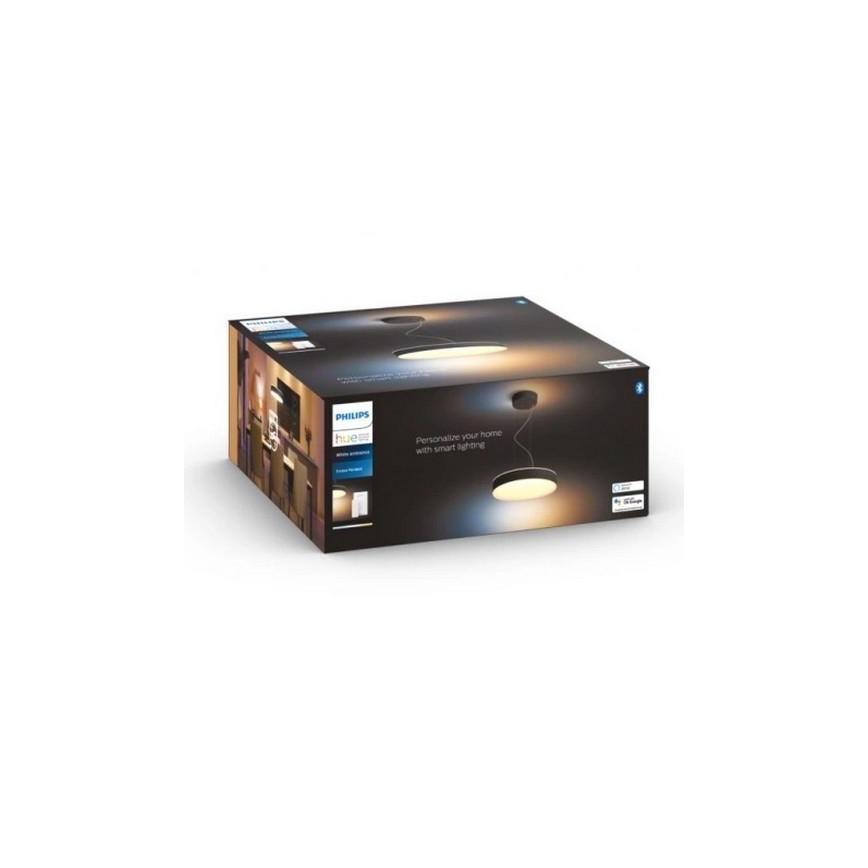Philips - LED pendel dæmpbar Hue LED/33,5W/230V 2200-6500K sort + fjernbetjening