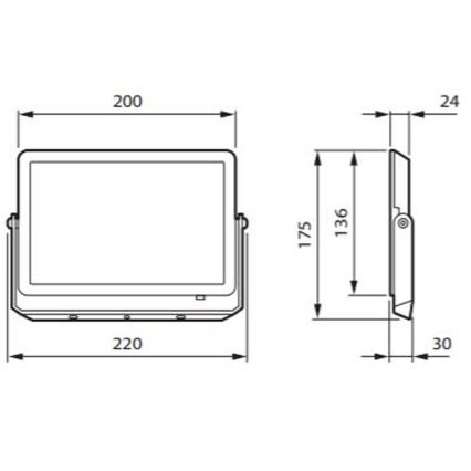 Philips - LED projektør DECOFLOOD LED/50W/230V IP65