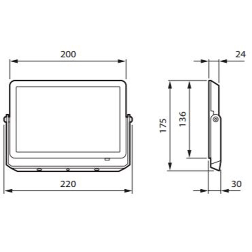 Philips - LED projektør DECOFLOOD LED/50W/230V IP65