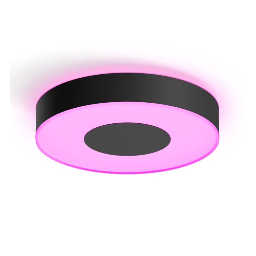 Philips - LED RGB Dæmpbar loftlampe Hue INFUSE LED/33,5W/230V 2000-6500K Ø 381 mm sort